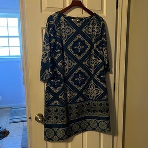 Blue and black Wisp Women dress us size 18W